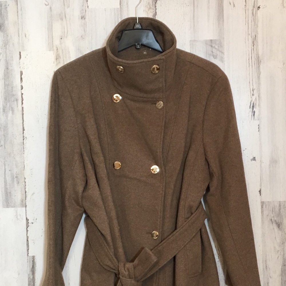 Calvin Klein Wool Blend PeaCoat 2X - Picture 8 of 9